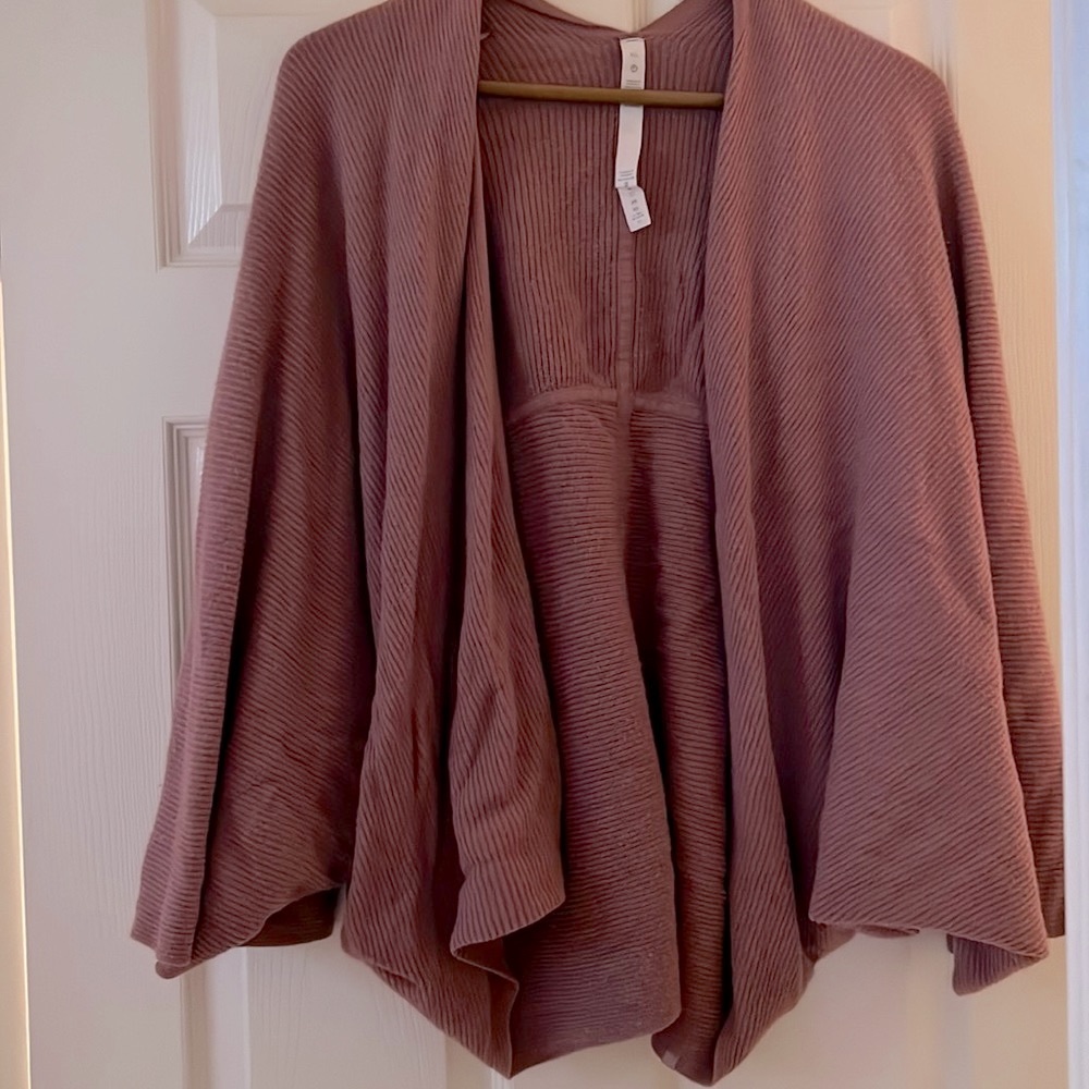 Lululemon athletica: Fall cardigan in mauve